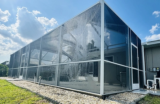 Pool Cage Rescreening